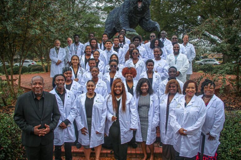 Livingstone College 4th Annual White Coat Ceremony 32 students represented