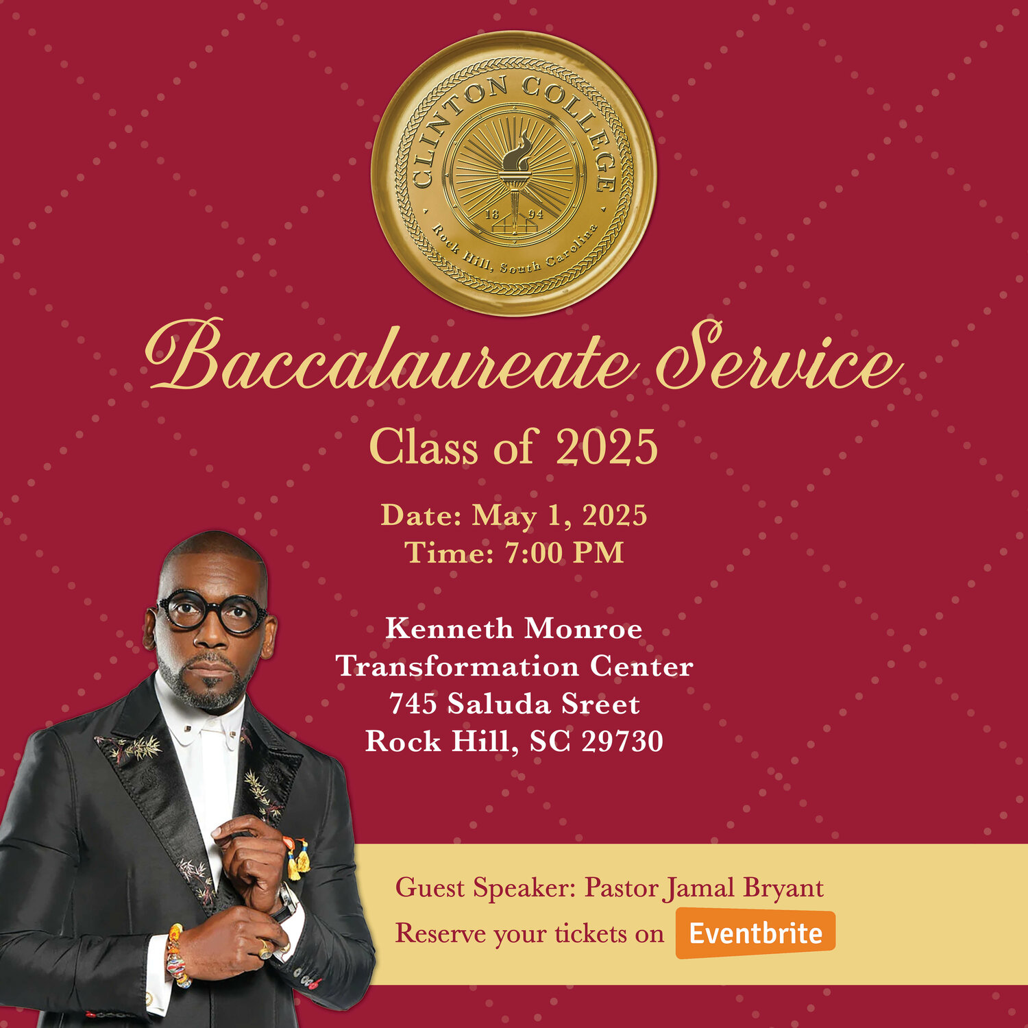 Inspiration Meets Celebration: Commencement Weekend Features Rickey Smiley & Pastor Jamal Bryant - Image